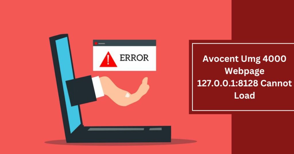 If you can't open the Avocent Umg 4000 Webpage 127.0.0.1:8128 Cannot Load, it could be because of problems with your internet connection, firewall settings, or how your device finds websites.